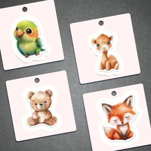 🎉HOST PICK🎉 NIP! 50 Pieces of Adorable Animal Stickers! - Picture 4 of 9